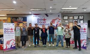 Majelis Taklim XLSMART Dukung Donor Darah Bersama PMI Kota Pekanbaru